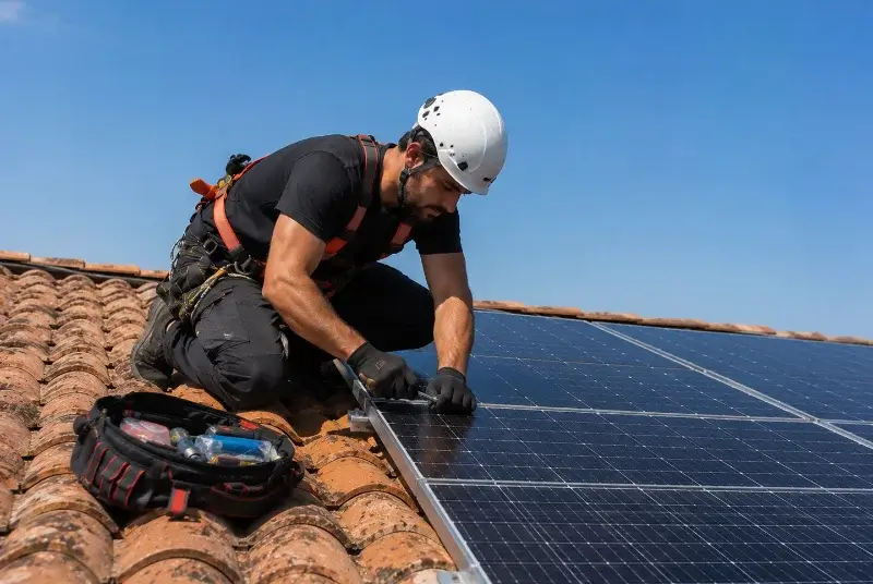 Maintenance et monitoring de panneaux solaires à Sainte-Foy-d'Aigrefeuille