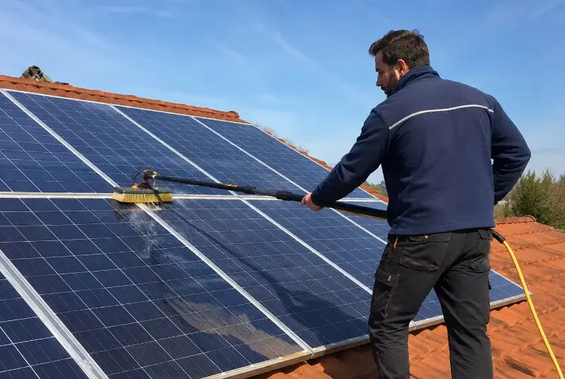 Nettoyage et entretien de panneaux solaires à Sainte-Foy-d'Aigrefeuille